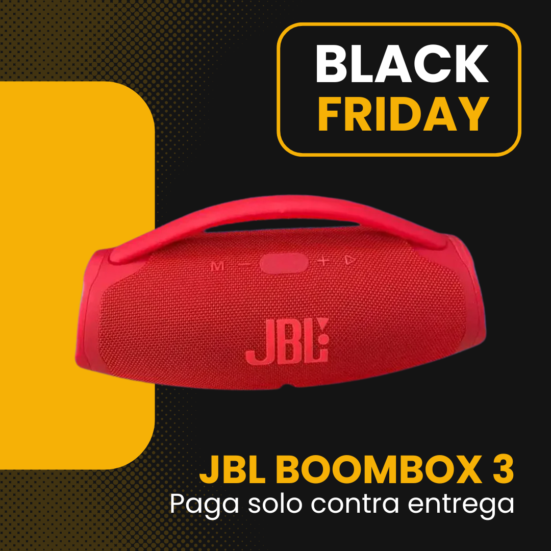 OFERTA BLACK FRIDAY - BOOMBOX 3 SUPER PREMIUM IMPORTADO 34cm x 20cm