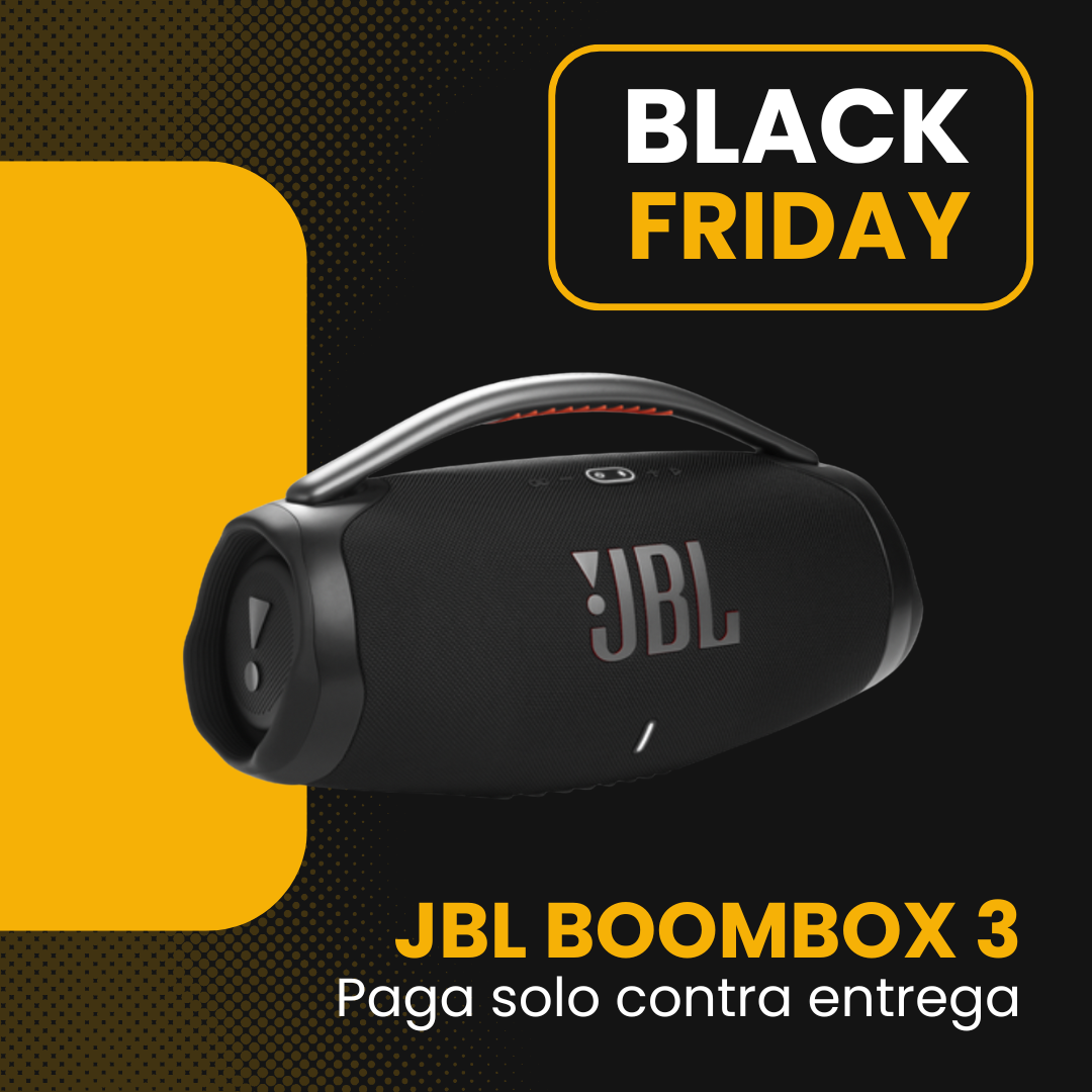 OFERTA BLACK FRIDAY - BOOMBOX 3 SUPER PREMIUM IMPORTADO 34cm x 20cm
