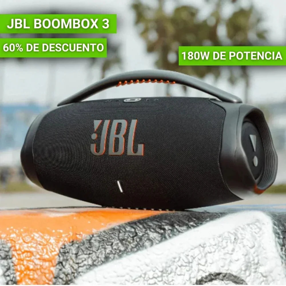 OFERTA BLACK FRIDAY - BOOMBOX 3 SUPER PREMIUM IMPORTADO 34cm x 20cm