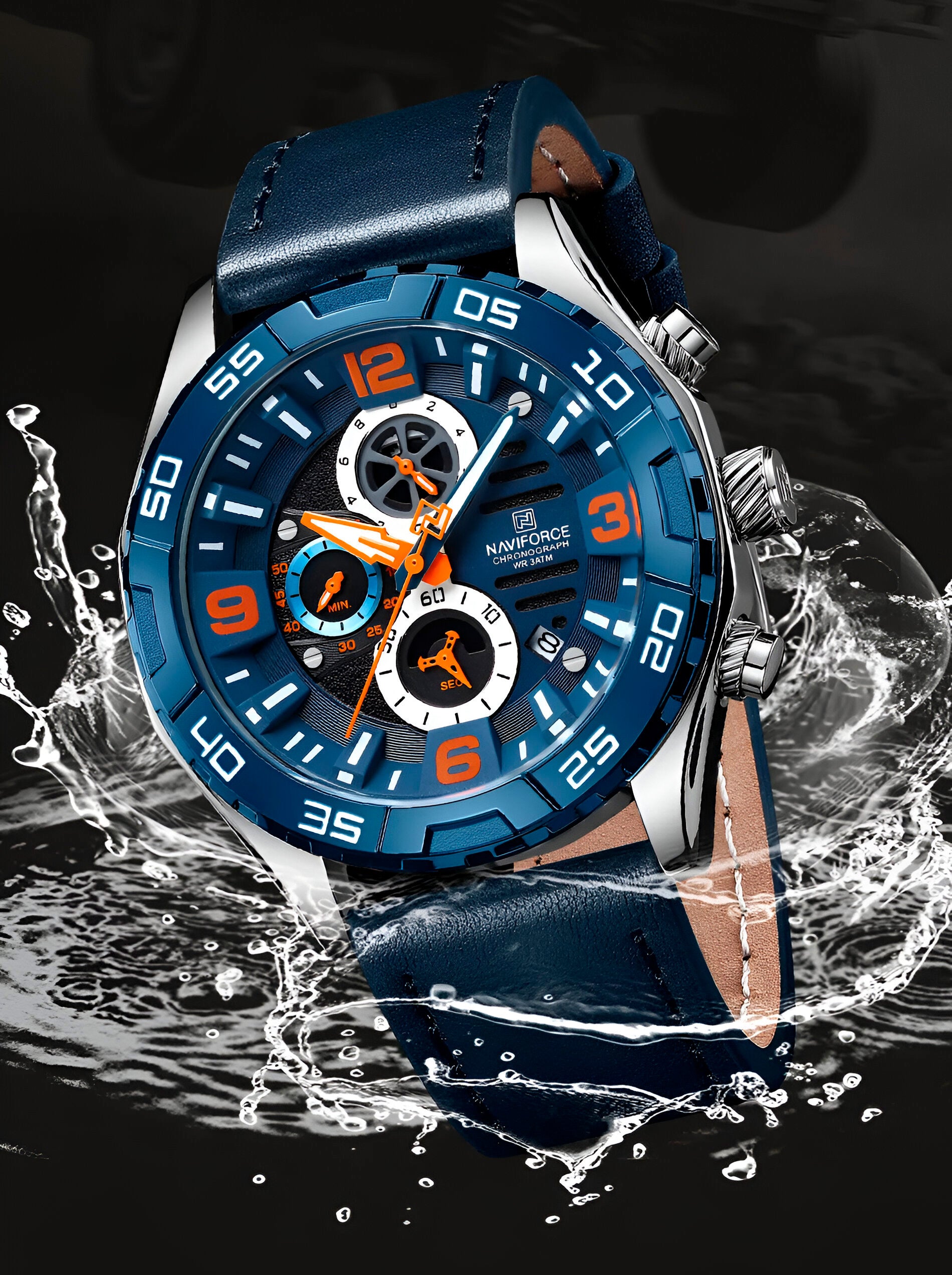 Reloj Naviforce Casual Nf8043 Crono Homb