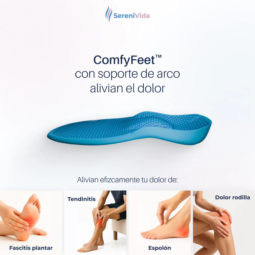 Plantillas ComfyFeet™️ - Disfruta de días sin dolor, sin tratamientos caros ni visitas al médico...