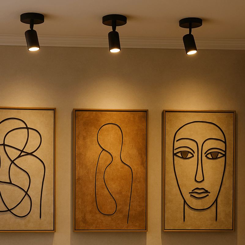 Lámpara Spot 1 Luz Industrial para techo o pared Onix