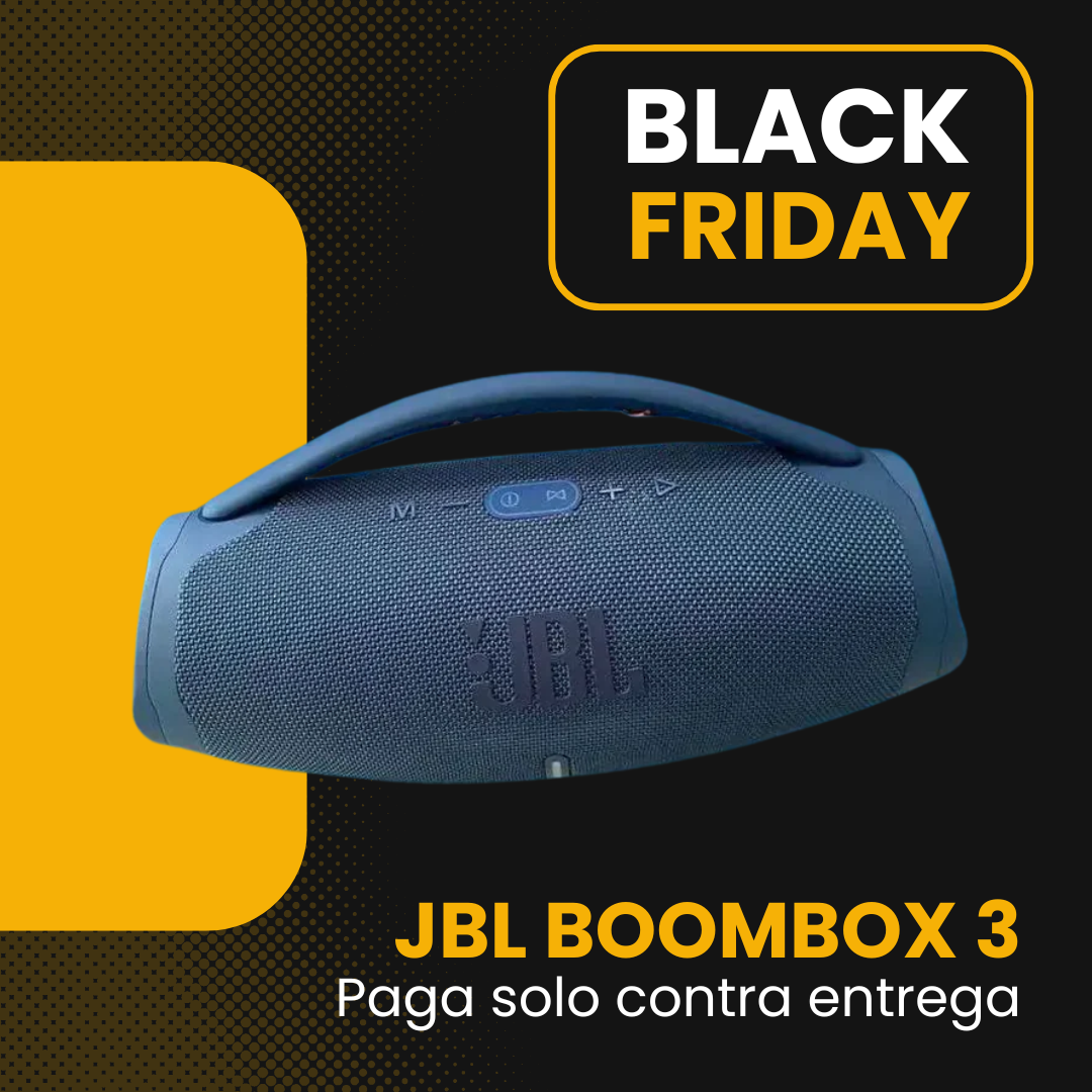 OFERTA BLACK FRIDAY - BOOMBOX 3 SUPER PREMIUM IMPORTADO 34cm x 20cm