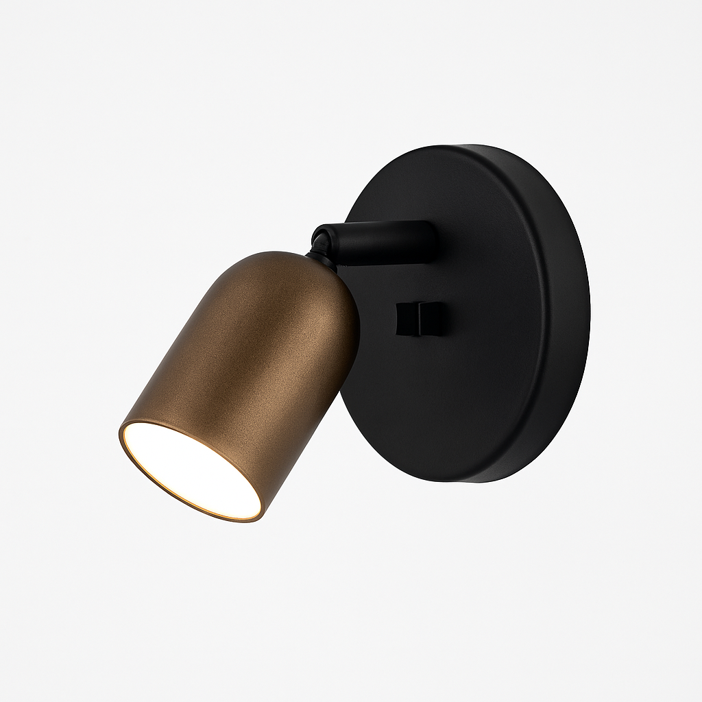 Lámpara Spot 1 Luz Minimalista para techo o pared Milano