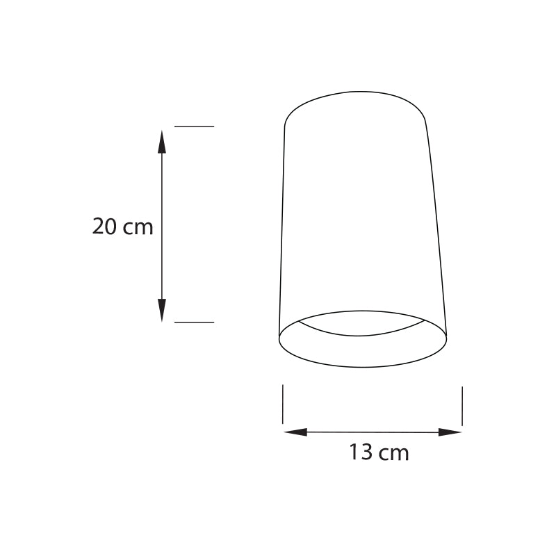 Lámpara Plafón 1 Luz Industrial para techo Nova Par38