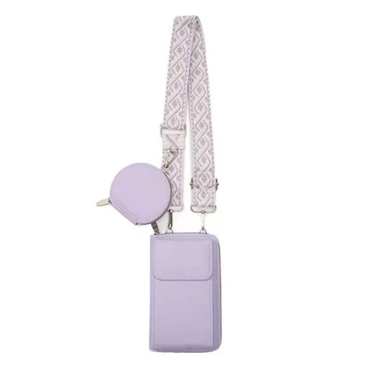 Bolso Portacel Correa Tejida 1 Bolsillo