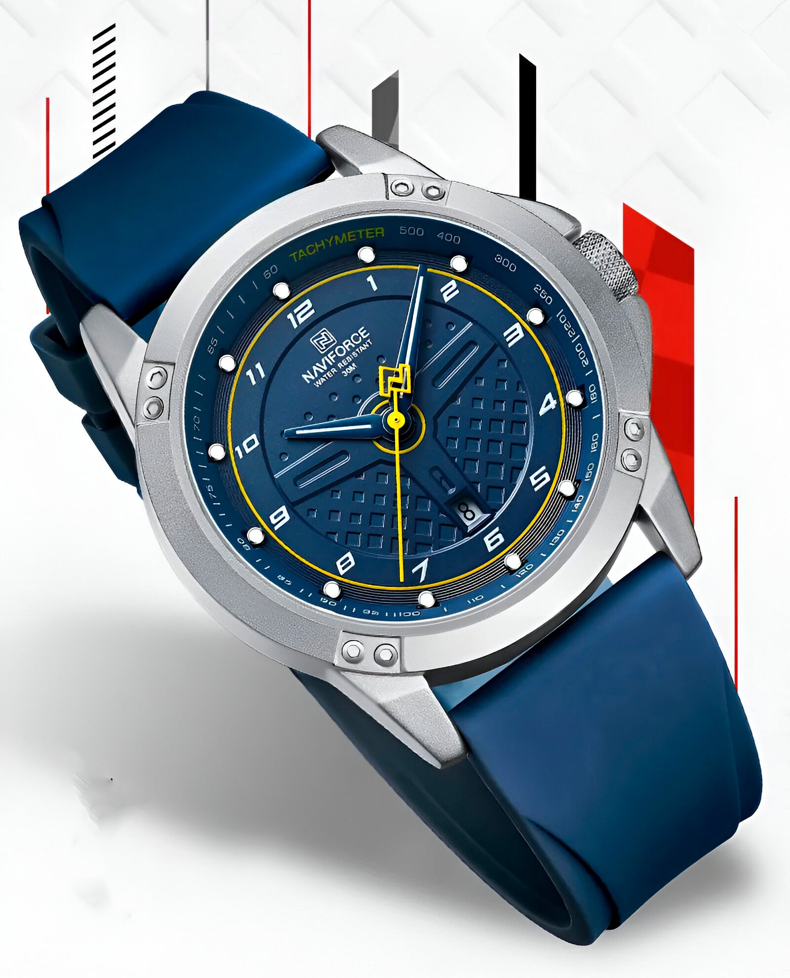 Reloj Naviforce Casual Nf8031 Crono Homb