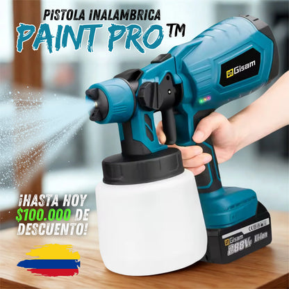 PISTOLA INALÁMBRICA PAINTPRO™ - ACABADOS PRO EN SEGUNDOS 🎨
